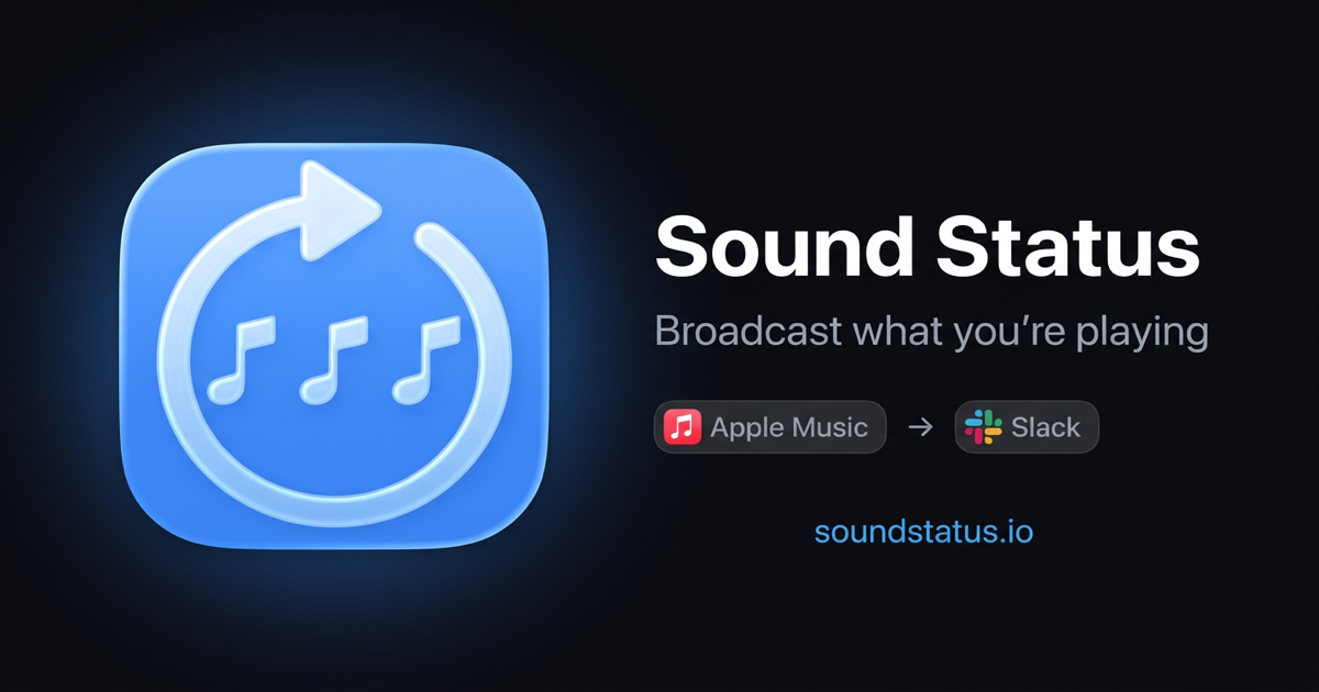 Sound Status — Broadcast what you're playing